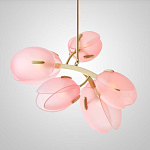 Дизайнерский Светильник Lilly Pink Tulip Lamp розовый плафон  варинант исполнения - 5 | Loft Concept в Красноярске