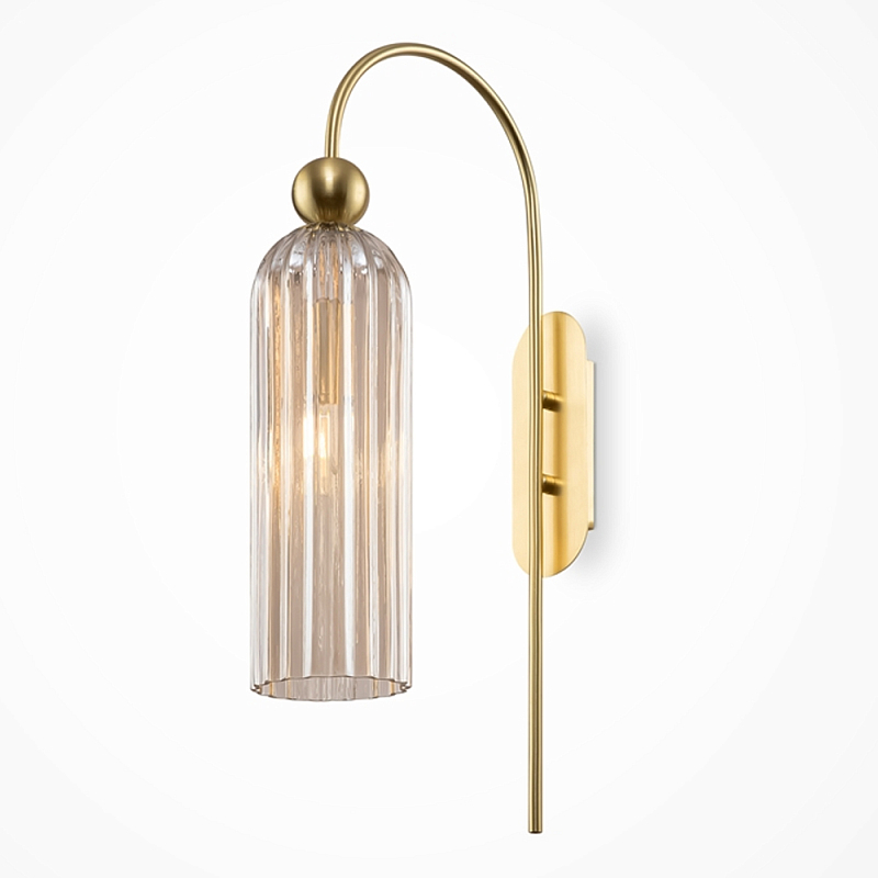 Бра Maytack c Янтарным Плафоном  Золотой Янтарный в Красноярске | Loft Concept 