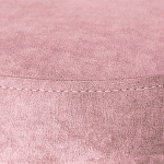 Банкетка круглая пыльно-розовый велюр на 4-х металлических ножках золотого цвета SANJAY варинант исполнения - 4 | Loft Concept в Красноярске