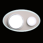 Бра овальной формы белого цвета с 2-мя лампами Lunar Pebbles варинант исполнения - 3 | Loft Concept в Красноярске