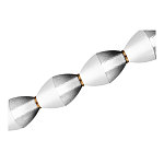 Подвесной светильник линейный в сочетании двух разных фактур стекла Enchanting варинант исполнения - 4 | Loft Concept в Красноярске