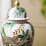 Ваза из фарфора с ручной росписью Leopard Collection  варинант исполнения - 5 | Loft Concept в Красноярске