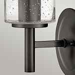 Бра с плафоном в форме цилиндра из прозрачного стекла с пузырьками Hinkley варинант исполнения - 9 | Loft Concept в Красноярске