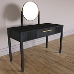 Туалетный Стол с зеркалом Primo Черный дуб варинант исполнения - 4 | Loft Concept в Красноярске