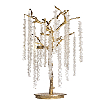Лампа настольная со стеклянными подвесами цвет золото FAIRYTREE Light варинант исполнения - 1 | Loft Concept в Красноярске
