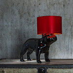 Настольная лампа COLLECTION OF DOGS с абажуром Бульдог варинант исполнения - 4 | Loft Concept в Красноярске