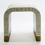 Приставной столик BONE INLAY SIDE TABLE-Cream варинант исполнения - 1 | Loft Concept в Красноярске