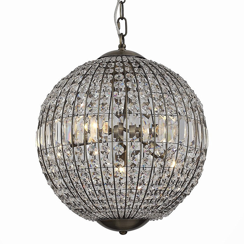 Люстра RH 19th c. Casbah Crystal Brass Латунь Прозрачное Стекло Люстра RH 19th c. Casbah Crystal Brass Латунь Прозрачное Стекло в Красноярске | Loft Concept