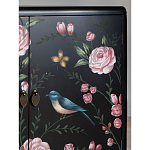 Комод деревянный Tits on flowers варинант исполнения - 7 | Loft Concept в Красноярске