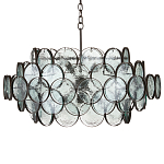 Люстра с каскадом из круглых стеклянных дисков Small Round Sequins варинант исполнения - 3 | Loft Concept в Красноярске