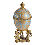 Шкатулка на величественных львах из фарфора с бронзовыми элементами Eden Garden варинант исполнения - 3 | Loft Concept в Красноярске