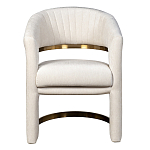 Полукресло Valbonne Chair cream velour варинант исполнения - 1 | Loft Concept в Красноярске