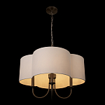Люстра с белым текстильным абажуром Vitorino  варинант исполнения - 5 | Loft Concept в Красноярске