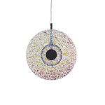 Подвесной светильник из фактурного двойного стекла Heterochromia варинант исполнения - 2 | Loft Concept в Красноярске