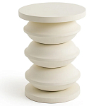 Фигурный приставной столик кремового цвета  AMORPHOUS варинант исполнения - 1 | Loft Concept в Красноярске