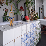 Дизайнерская кровать с системой хранения варинант исполнения - 2 | Loft Concept в Красноярске