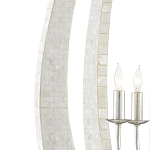 Люстра каплевидной формы покрытая перламутровой мозаикой Soft Pearl Shape варинант исполнения - 1 | Loft Concept в Красноярске