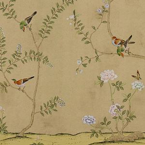 Обои ручная роспись Badminton Mocha