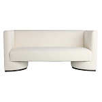 Дизайнерский Двухместный диван Florida Sofa  с элегантным деревянным декором  варинант исполнения - 2 | Loft Concept в Красноярске