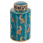 Ваза фарфоровая с крышкой Leopard Ccollection варинант исполнения - 1 | Loft Concept в Красноярске