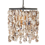 Люстра овальная с подвесками из устричных раковин Sea Ravens варинант исполнения - 2 | Loft Concept в Красноярске