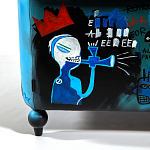 Кресло "Баския и Уорхол" Basquiat Warhol graffiti chair натуральная кожа варинант исполнения - 9 | Loft Concept в Красноярске