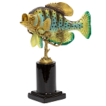 Статуэтка из фарфора в форме рыбы SEA Porcelain and Bronze варинант исполнения - 2 | Loft Concept в Красноярске