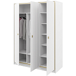 Шкаф белый трёхдверный для одежды Antique Order варинант исполнения - 2 | Loft Concept в Красноярске