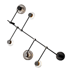 Бра с 5-ю плафонами разного диаметра и цвета Polyhedron варинант исполнения - 1 | Loft Concept в Красноярске