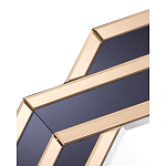 Зеркало восьмиугольное в черно-золотистой раме Pairing варинант исполнения - 2 | Loft Concept в Красноярске