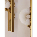 Бра  с фигурным мраморным рассеивателем Spiral of Warm Light варинант исполнения - 5 | Loft Concept в Красноярске