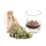 Камни для охлаждения виски из натурального камня змеевик Natural Stone Cube варинант исполнения - 5 | Loft Concept в Красноярске