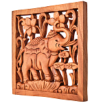 Панно из дерева слов и цветы Panel With Animals варинант исполнения - 2 | Loft Concept в Красноярске