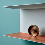 Дизайнерская подвесная полка Gio Ponti D.355.1 - D.355.2 Hanging Bookcase варинант исполнения - 2 | Loft Concept в Красноярске