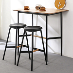 Черный барный стул Knopper варинант исполнения - 7 | Loft Concept в Красноярске