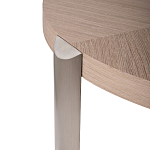 Столик журнальный с низкой круглой столешницей Wood Grain варинант исполнения - 4 | Loft Concept в Красноярске