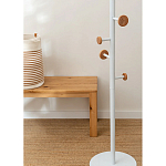Напольная вешалка из древесины бука Unique Shaped Furniture Floor Hanger White варинант исполнения - 4 | Loft Concept в Красноярске