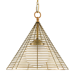 Подвесной светильник в форме конуса с фактурным абажуром Flawless Form варинант исполнения - 1 | Loft Concept в Красноярске