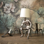 Лампа MALE MANNEQUIN LAMP с абажуром варинант исполнения - 2 | Loft Concept в Красноярске