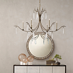 Люстра с прозрачными каплевидными подвесками Elegant Thin Chandelier варинант исполнения - 2 | Loft Concept в Красноярске