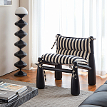 Кресло черно-белое со съемными подушками Celebrity варинант исполнения - 7 | Loft Concept в Красноярске