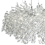 Люстра с хрустальными подвесками на металлических ветках Fairytree Light Silver Chandelier 14 варинант исполнения - 3 | Loft Concept в Красноярске