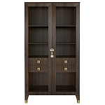 Дизайнерский шкаф витрина Elsa Dreams Walnut с 4-мя ящиками варинант исполнения - 9 | Loft Concept в Красноярске