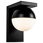 Бра с плафоном в виде шара Ponzio Flos Black Sphere Wall Lamp варинант исполнения - 1 | Loft Concept в Красноярске