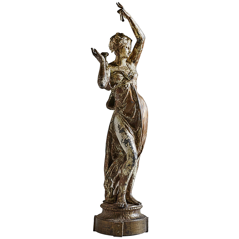 Большая антикварная статуя Antique Woman Statue Коричневый Бежевый Большая антикварная статуя Antique Woman Statue Коричневый Бежевый в Красноярске | Loft Concept
