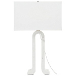 Настольная лампа на арочном корпусе с прямоугольным абажуром One Piece Support варинант исполнения - 4 | Loft Concept в Красноярске