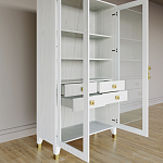 Дизайнерский шкаф витрина Elsa Dreams White с 4-мя ящиками варинант исполнения - 7 | Loft Concept в Красноярске