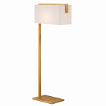 Торшер с прямоугольным абажуром на золотом металлическом каркасе Rectangular Plane  варинант исполнения - 1 | Loft Concept в Красноярске