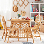 Настенная деревянная раздвижная вешалка Larson Wood Hanger варинант исполнения - 8 | Loft Concept в Красноярске