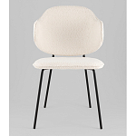 Стул Bellamy букле молочный варинант исполнения - 4 | Loft Concept в Красноярске